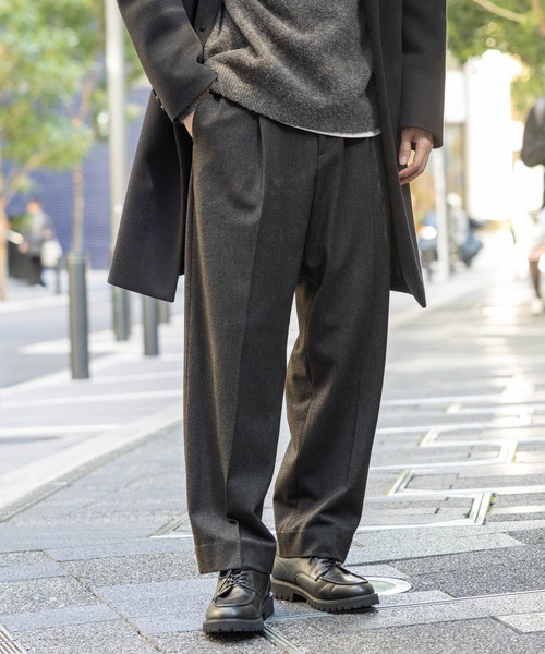 Cozy Worldwide ブラック ワークパンツ GLOBAL WORK（グローバルワーク） パンツ アーバンクリーンワイド