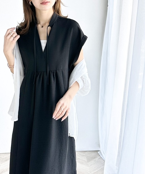 「classicalelf」 半袖ワンピース MEDIUM ブラック レディース_画像3