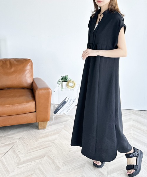 「classicalelf」 半袖ワンピース MEDIUM ブラック レディース_画像5