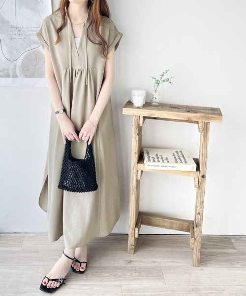 「classicalelf」 半袖ワンピース MEDIUM ブラック レディース_画像8