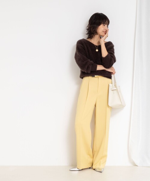 NOLLEY'S Sophi（ノーリーズソフィー） ワイドパンツ パンツ 「一部WEB