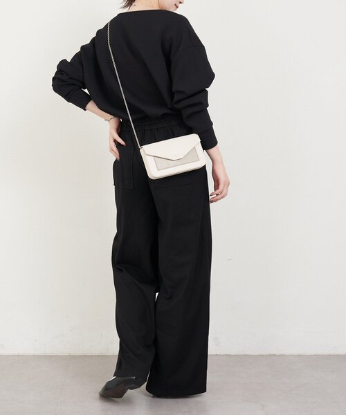 russet（ラシット） バイカラーレザーウォレットショルダー : ZOZOTOWN