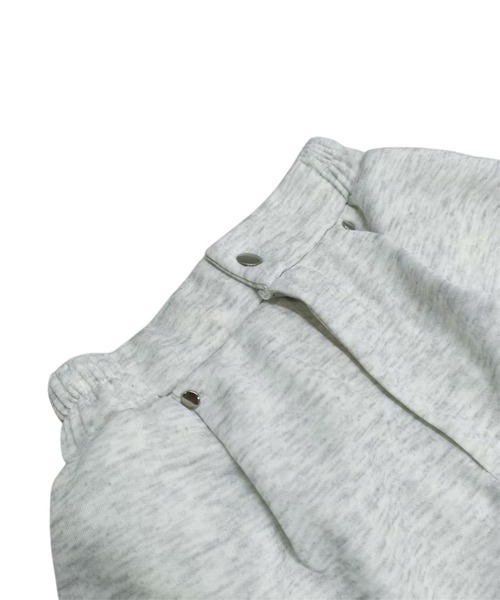 パンツ バレルレッグワイドスウェットパンツ / ルーズシルエット 韓国 空港コーデ ボトム レディース | lulufa | 15