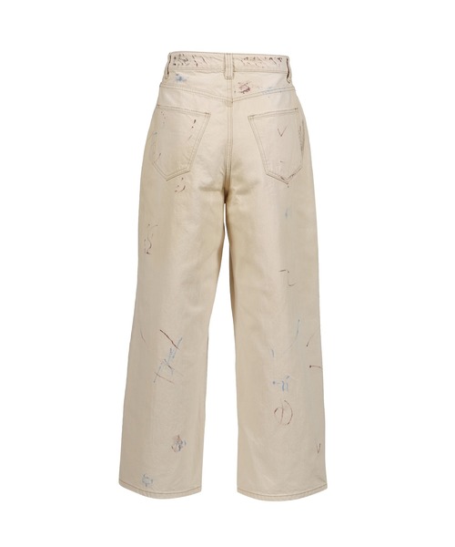 ジーンズ ECRU WASH PAINT COLOSSUS JEAN メンズ レディース