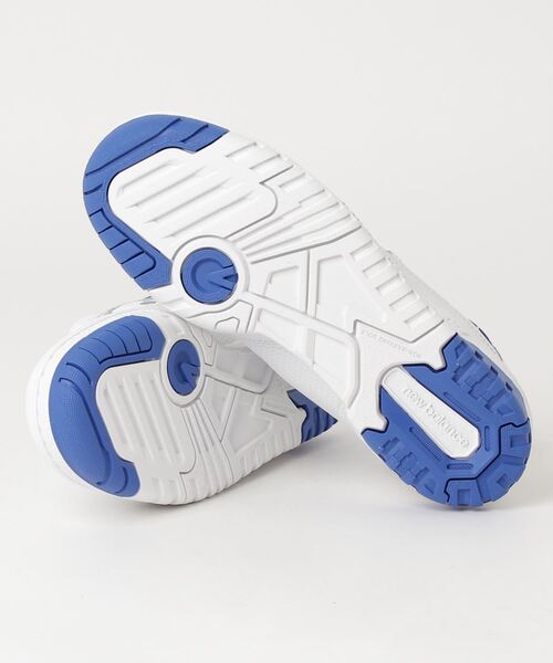 「New Balance」 ローカットスニーカー 25.0cm ホワイト×グリーン メンズ_画像3