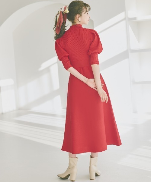 「WILLSELECTION」 半袖ワンピース MEDIUM ピンク レディース_画像3