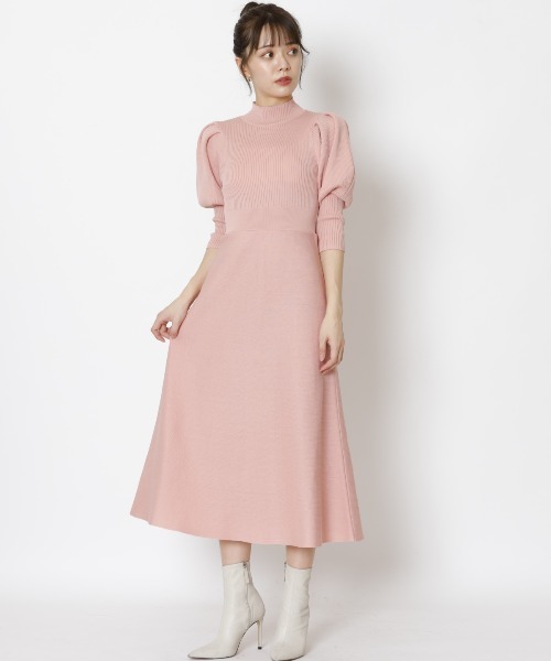 「WILLSELECTION」 半袖ワンピース MEDIUM ピンク レディース_画像4