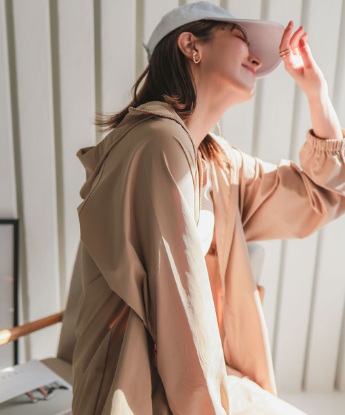 「KOBE LETTUCE」 ブルゾン FREE ライトカーキ レディース_画像8