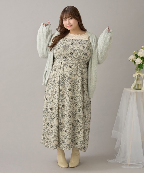 Louiosy（ルオシー） ワンピース 「大きいサイズ」ダブルストラップ