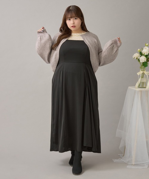 Louiosy（ルオシー） ワンピース 「大きいサイズ」ダブルストラップ