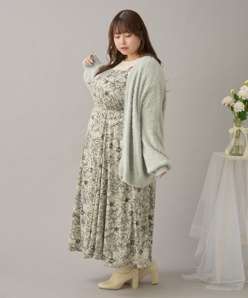 Louiosy（ルオシー） ワンピース 「大きいサイズ」ダブルストラップ