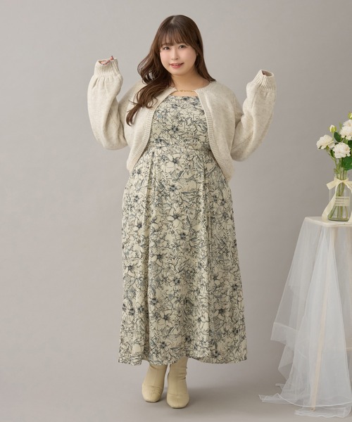 Louiosy（ルオシー） ワンピース 「大きいサイズ」ダブルストラップ