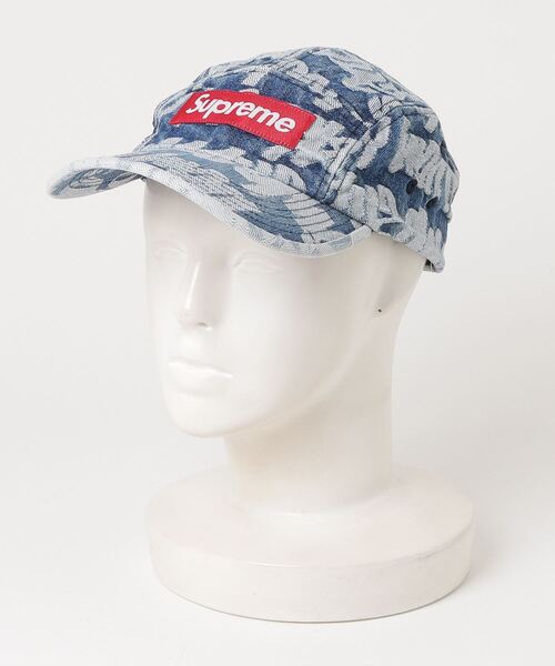 Supreme（シュプリーム） キャップ - ネイビー メンズ : ZOZOTOWN