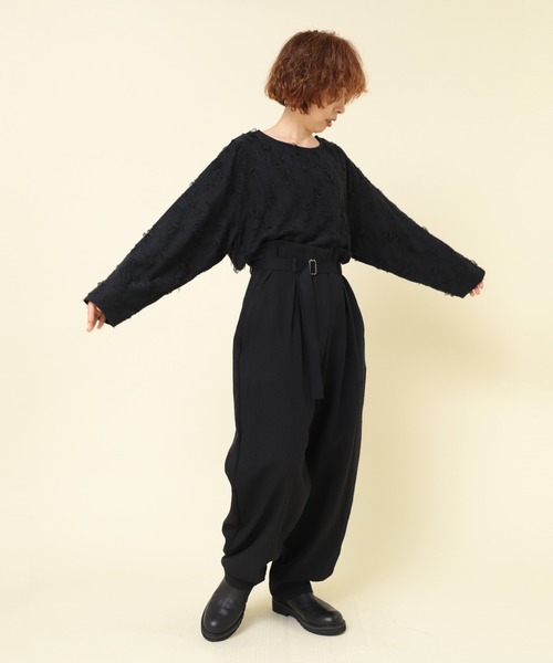 「RNA-N」 パンツ MEDIUM ネイビー レディース_画像3