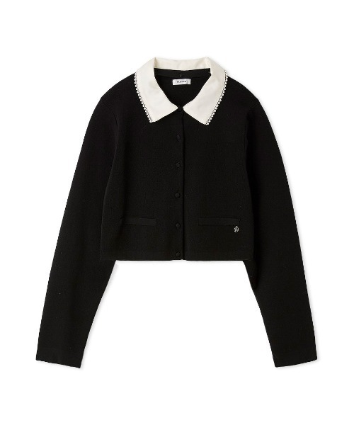 FRAY I.D（フレイ・アイディー） カーディガン パールトリムカラー