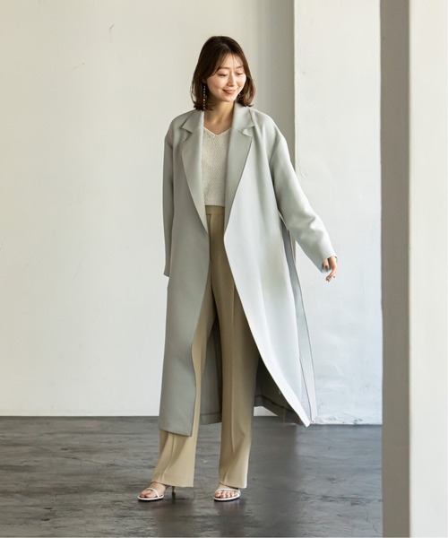 「NOBLE」 チェスターコート 36 ナチュラル レディース_画像7