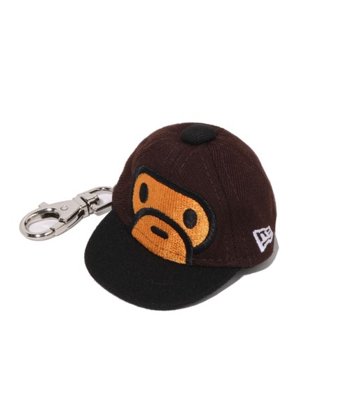 A BATHING APE（アベイシングエイプ） キーホルダー MILO FACE NEW ERA