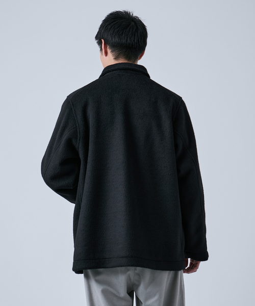 B.C STOCK（ベーセーストック） ステンカラーコート コート ウール