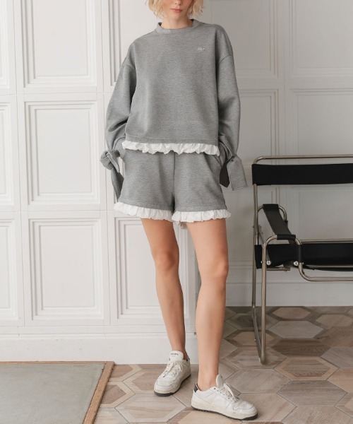 DONOBAN（ドノバン） トレーナー スウェット ホイップフリル