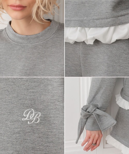 DONOBAN（ドノバン） トレーナー スウェット ホイップフリル