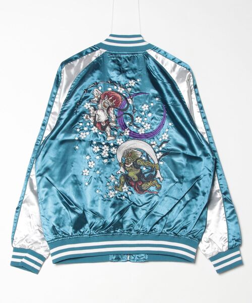 「FUNALIVE」 スカジャン X-LARGE ネイビー メンズ_画像9