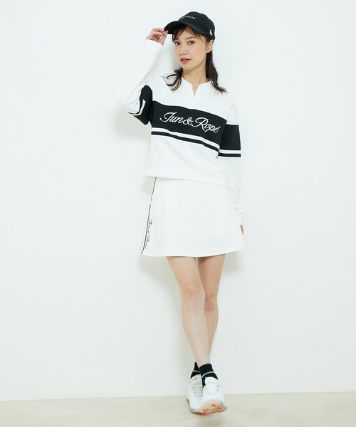 「JUN&ROPE'」 長袖カットソー M ピンク レディース_画像3