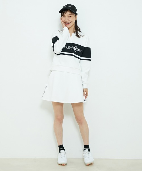 「JUN&ROPE'」 長袖カットソー M ピンク レディース_画像4