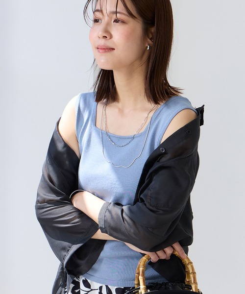 ににさん専用 ♡エルテレサ　タンクトップ Aunely タンクトップ ノースリーブ 「Aunely」クールタッチ デコルテ
