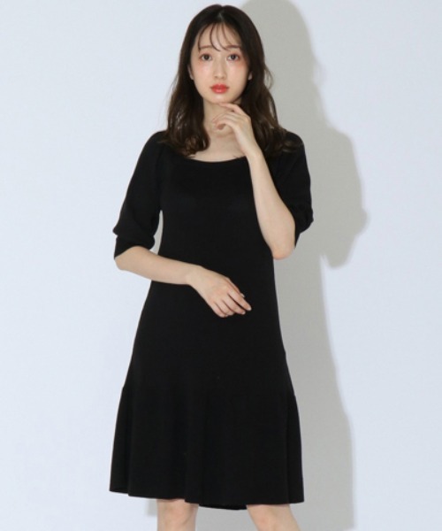 「WILLSELECTION」 ニットワンピース MEDIUM ピンク レディース_画像3