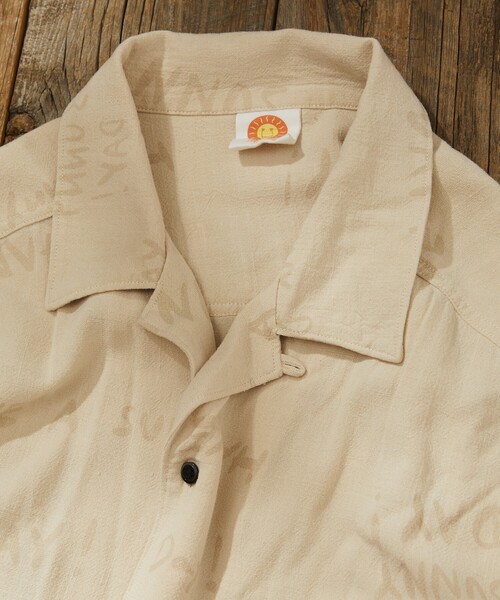 「Jonas Claesson」 半袖シャツ MEDIUM ネイビー メンズ_画像4