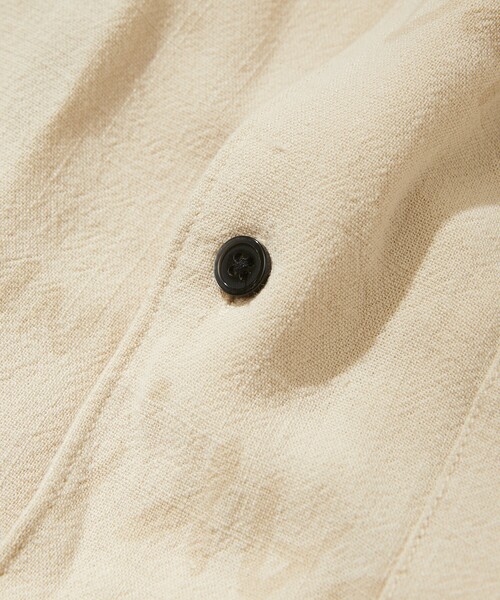 「Jonas Claesson」 半袖シャツ MEDIUM ネイビー メンズ_画像5