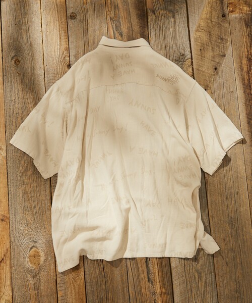 「Jonas Claesson」 半袖シャツ MEDIUM ネイビー メンズ_画像8