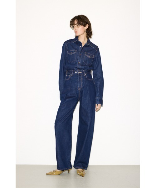 THROW by SLY ブラウス シャツ PK LONG SLEEVE DENIM SH ポケット