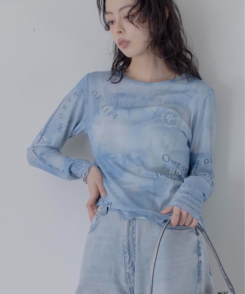 エイミーロウ　4TEX シュリンクレース カーデトップス Remi Embroidered V-Neck Tank Top in ivory | Ramy Brook