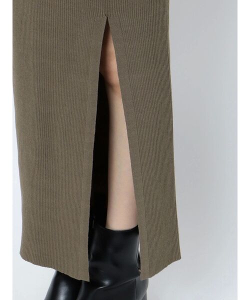 「CALNAMUR」 ニットワンピース FREE ブラック レディース_画像8