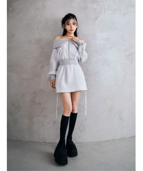 「Darich」 キュロット FREE グレー レディース_画像4