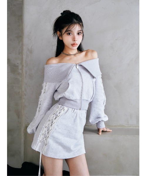 「Darich」 キュロット FREE グレー レディース_画像5