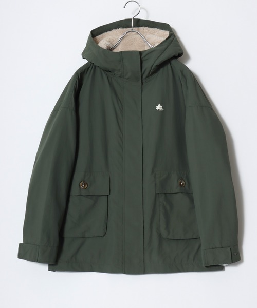 「LOGOS」 マウンテンパーカー L スミクロ レディース_画像5