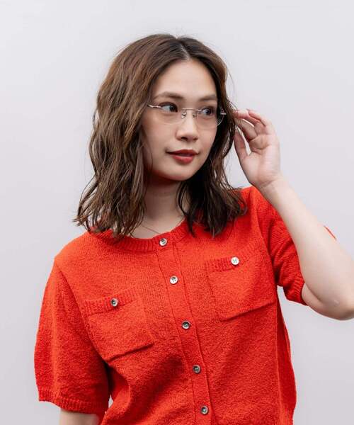 Zoff（ゾフ） サングラス uvカット オーバル型 サングラス｜リムレス