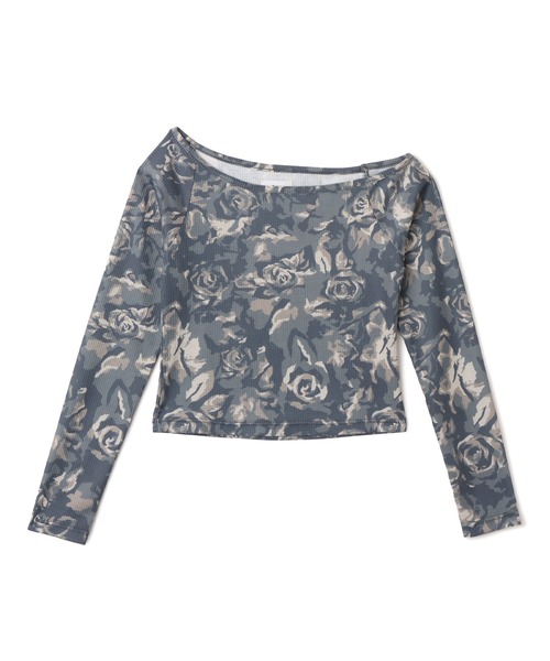 atmos girls tシャツ atmos pink Rose Camouflage LS T-shirt
