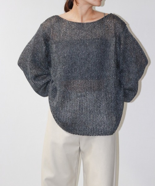 「hwyl」 長袖ニット FREE ミント レディース_画像2