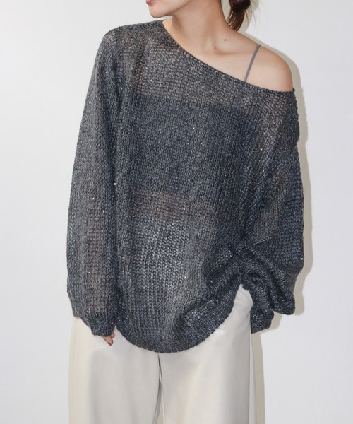 「hwyl」 長袖ニット FREE ミント レディース_画像3