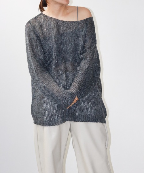 「hwyl」 長袖ニット FREE ミント レディース_画像7