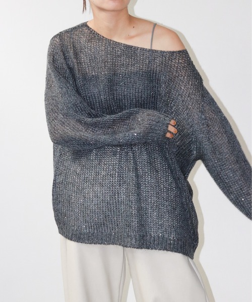 「hwyl」 長袖ニット FREE ミント レディース_画像8