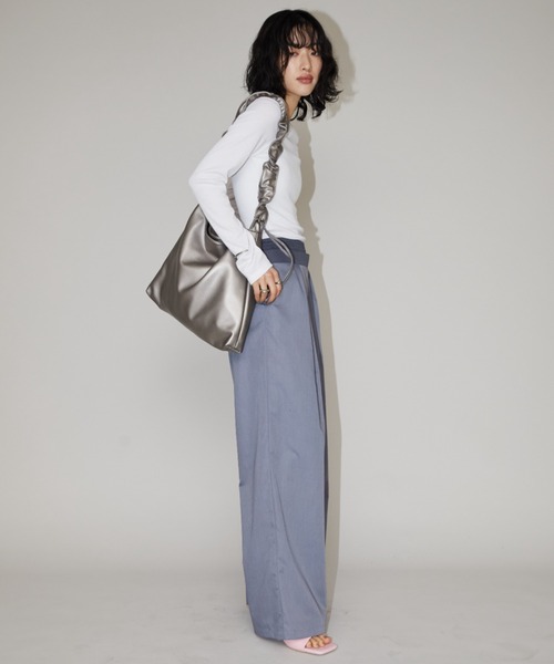 「Aunt Marie's」 ショルダーバッグ FREE シルバー レディース_画像3