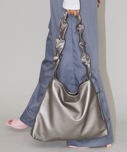 「Aunt Marie's」 ショルダーバッグ FREE シルバー レディース_画像5