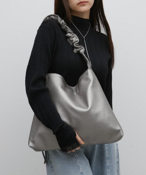 「Aunt Marie's」 ショルダーバッグ FREE シルバー レディース_画像7