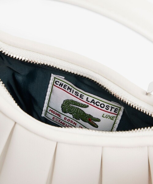 LACOSTE（ラコステ） ハンドバッグ ランラン レザープリーツトートミニ 