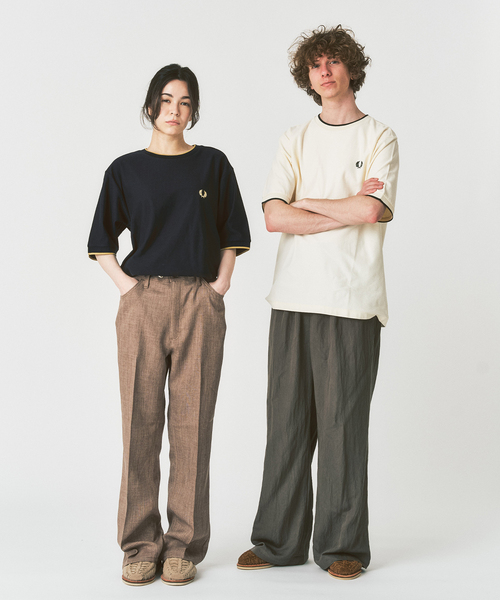 tシャツ FRED PERRY / フレッドペリー417別注 Crepe Pique Tシャツ メンズの画像