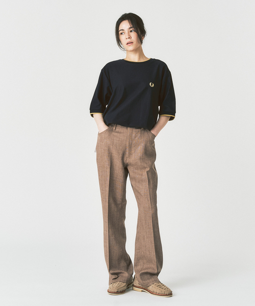 tシャツ FRED PERRY / フレッドペリー417別注 Crepe Pique Tシャツ メンズの画像